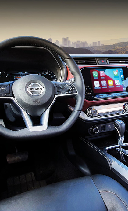 A Nissan TERRA acompanha-o a si e à sua tecnologia, onde quer que a sua aventura o leve.